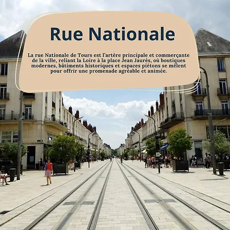 Le Michelet - Gare A 500 M Apartament Tours